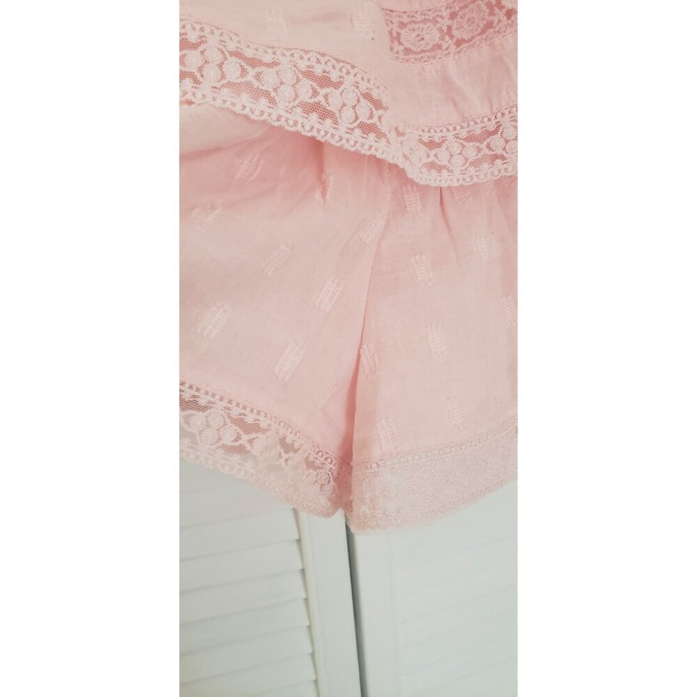 NEW ALTAR'D STATE RALEIGH LAYERED LACE SHORTS PINK LARGE - Picture 8 of 12